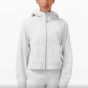 Lululemon Scuba Oversized Full-Zip, Heather Gray Size M/L